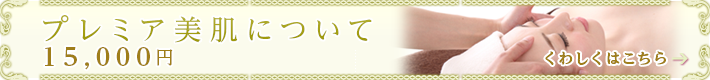 プレミア美肌について
15,000円 くわしくはこちら